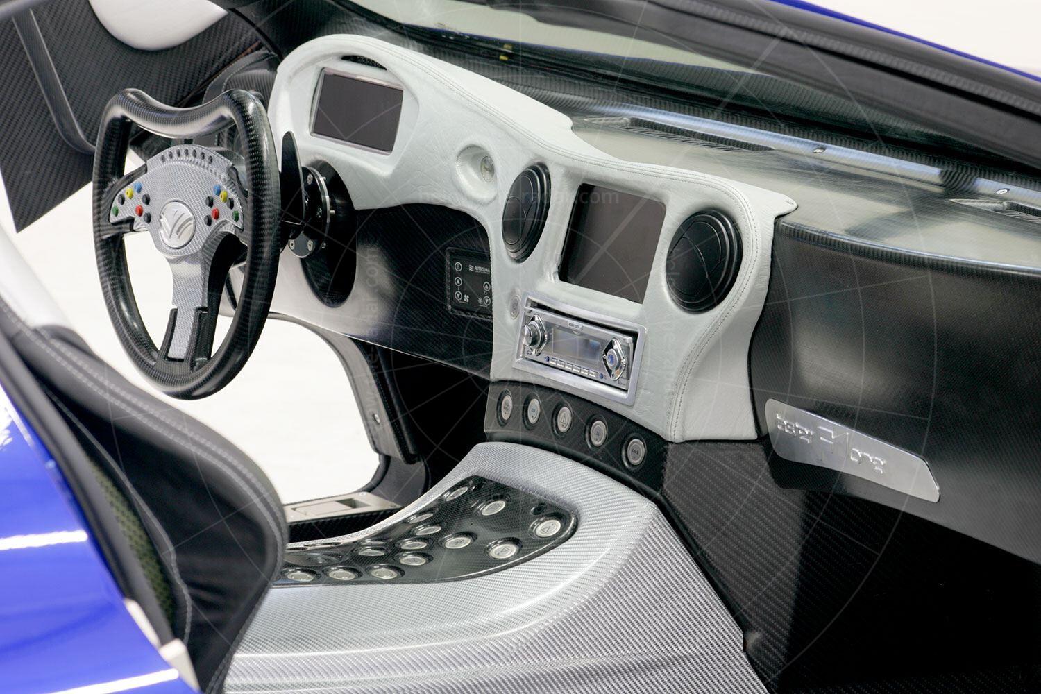 Weber Faster One prototype dashboard Pic: Weber Sportcar | Weber Faster One prototype dashboard