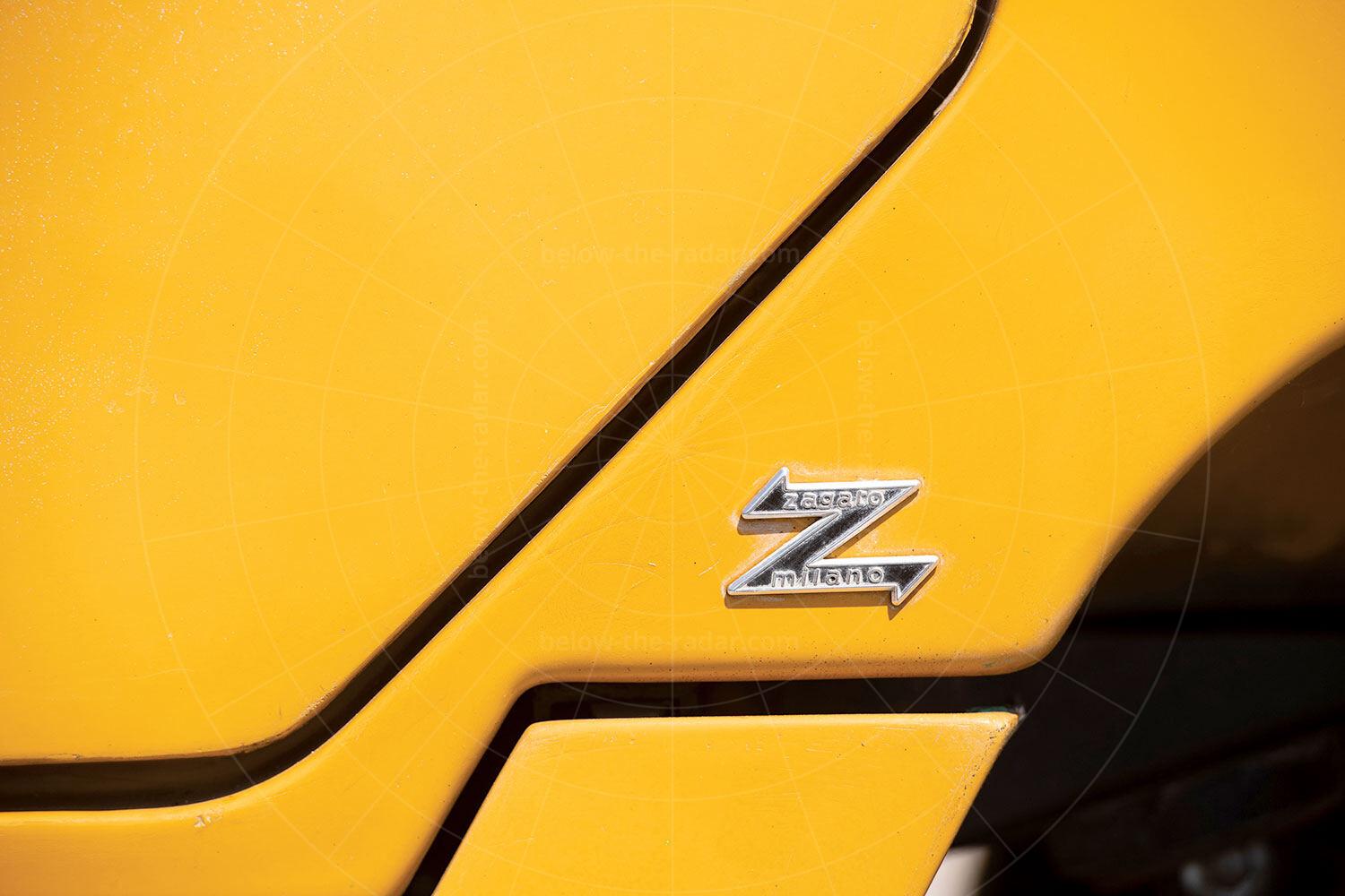 Zagato Zele badging Pic: RM Sotheby's | Zagato Zele badging