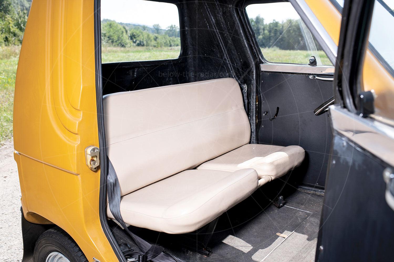 Zagato Zele seats Pic: RM Sotheby's | Zagato Zele seats