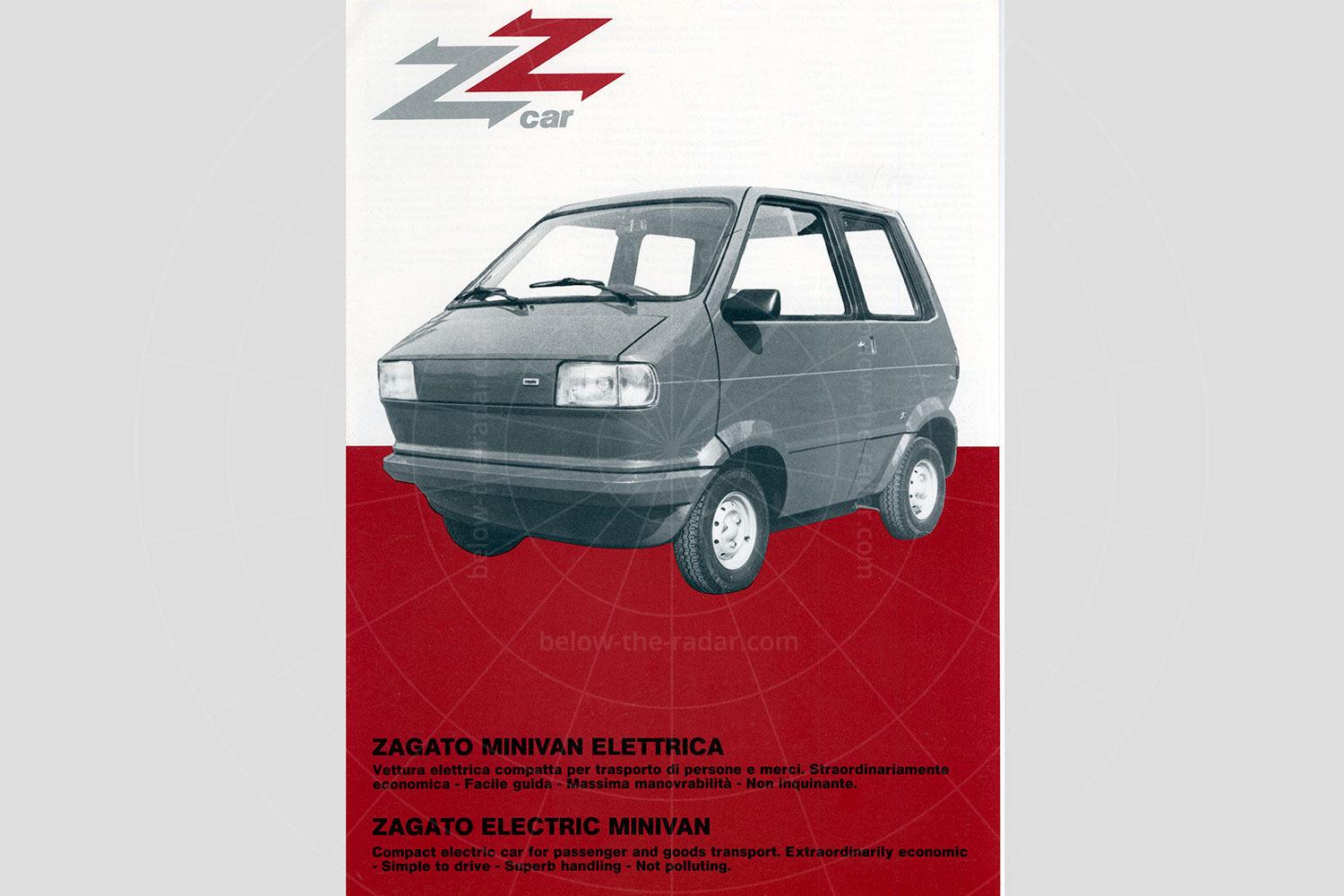 Zagato Zele sales brochure Pic: magiccarpics.co.uk | Zagato Zele sales brochure