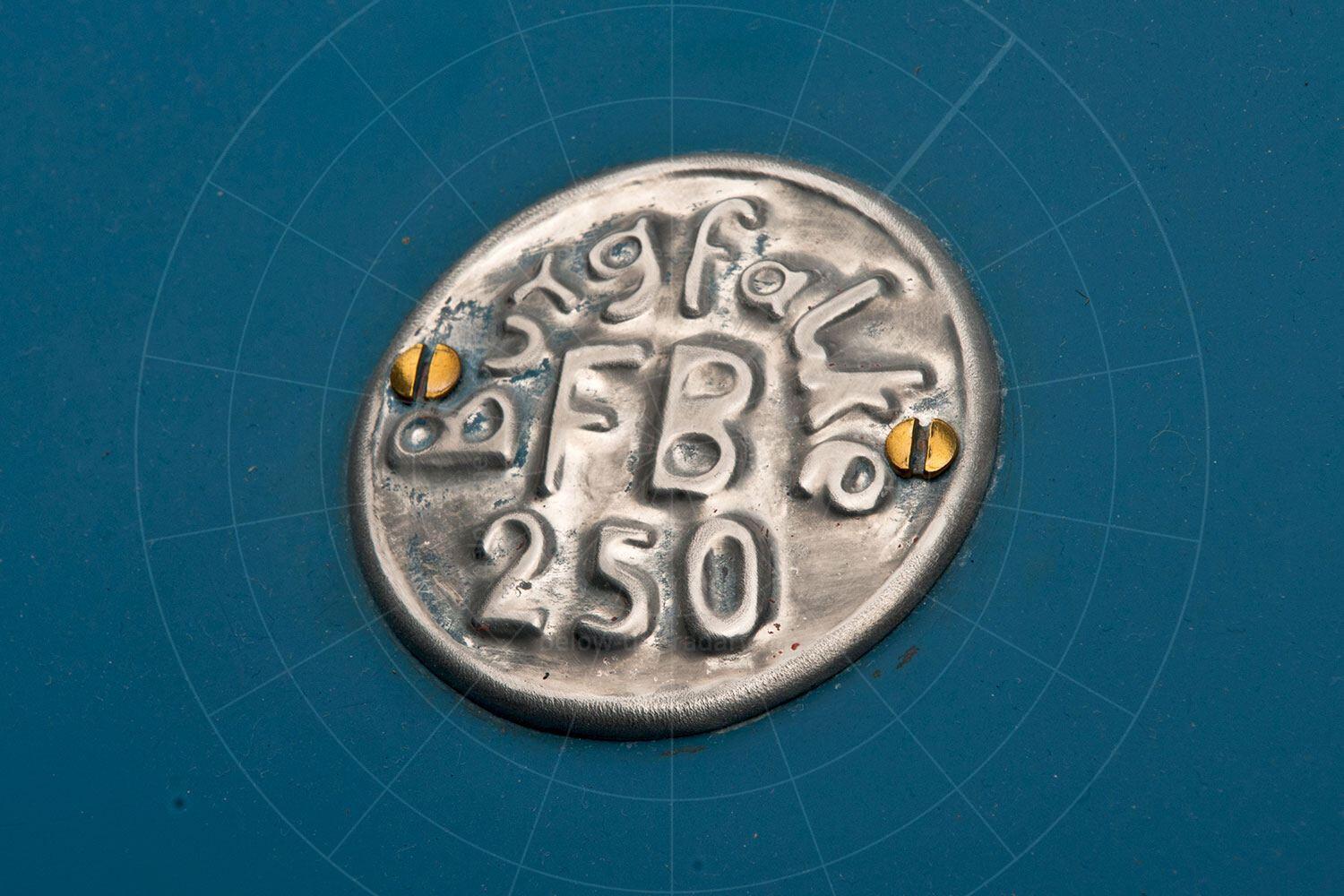 Burgfalke FB250 badge Pic: RM Sotheby's | Burgfalke FB250 badge