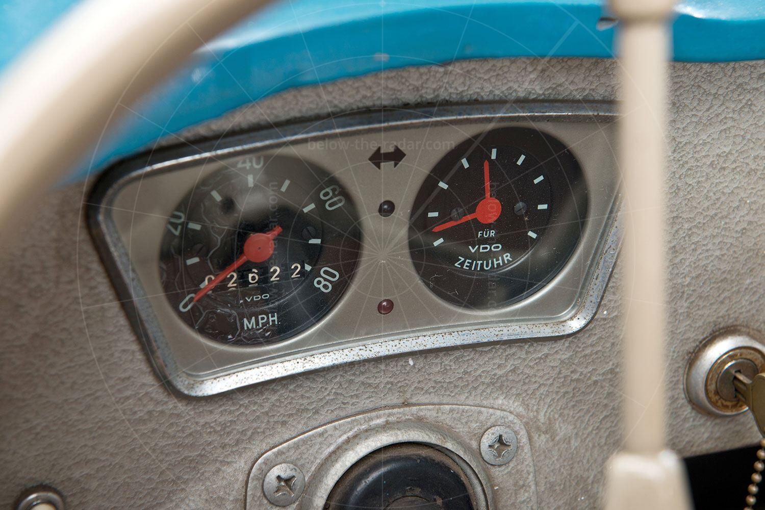 Burgfalke FB250 dashboard Pic: RM Sotheby's | Burgfalke FB250 dashboard