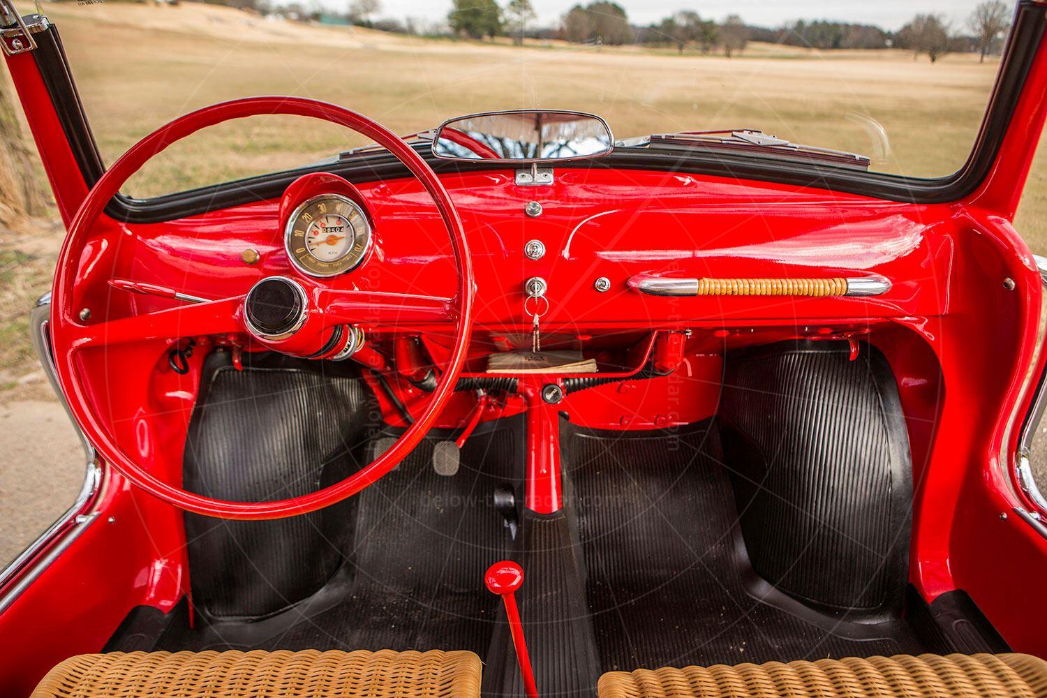 Bug-eyed Fiat 500 Jolly dashboard Pic: RM Sotheby's | Bug-eyed Fiat 500 Jolly dashboard