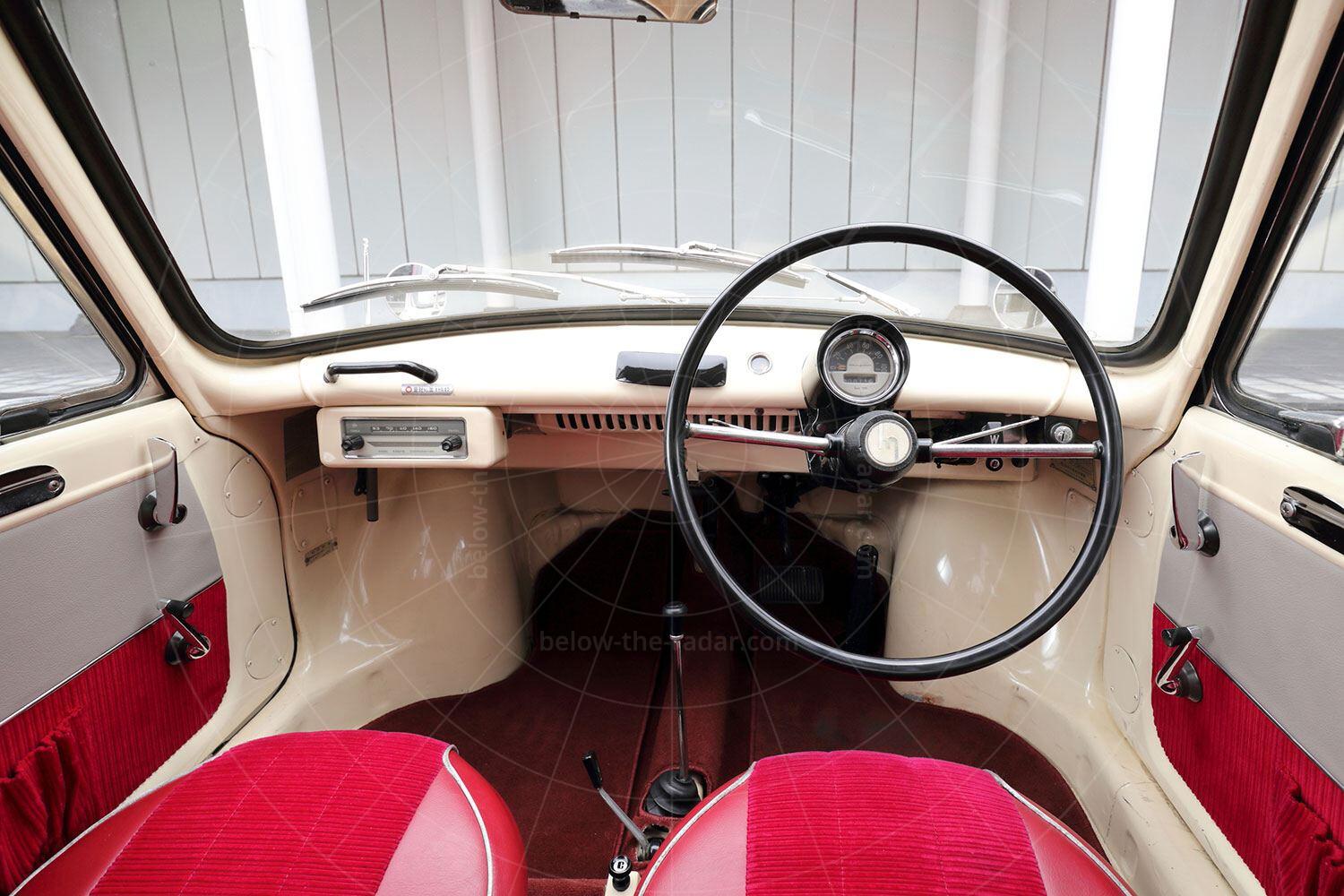 Mazda R360 dashboard Pic: Mazda | Mazda R360 dashboard