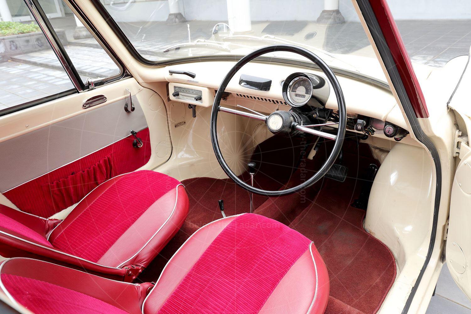 Mazda R360 interior Pic: Mazda | Mazda R360 interior