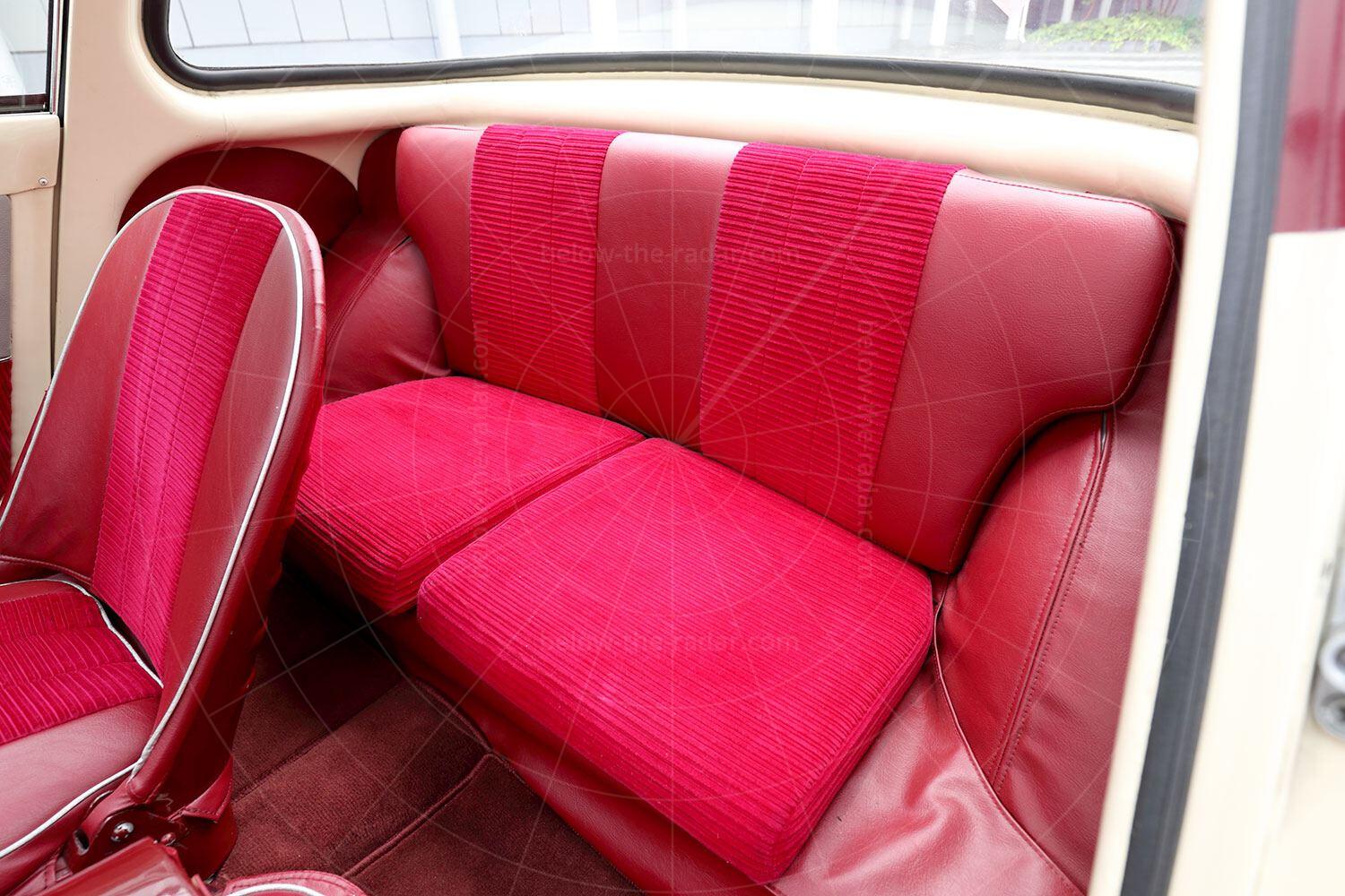 Mazda R360 interior Pic: Mazda | Mazda R360 interior