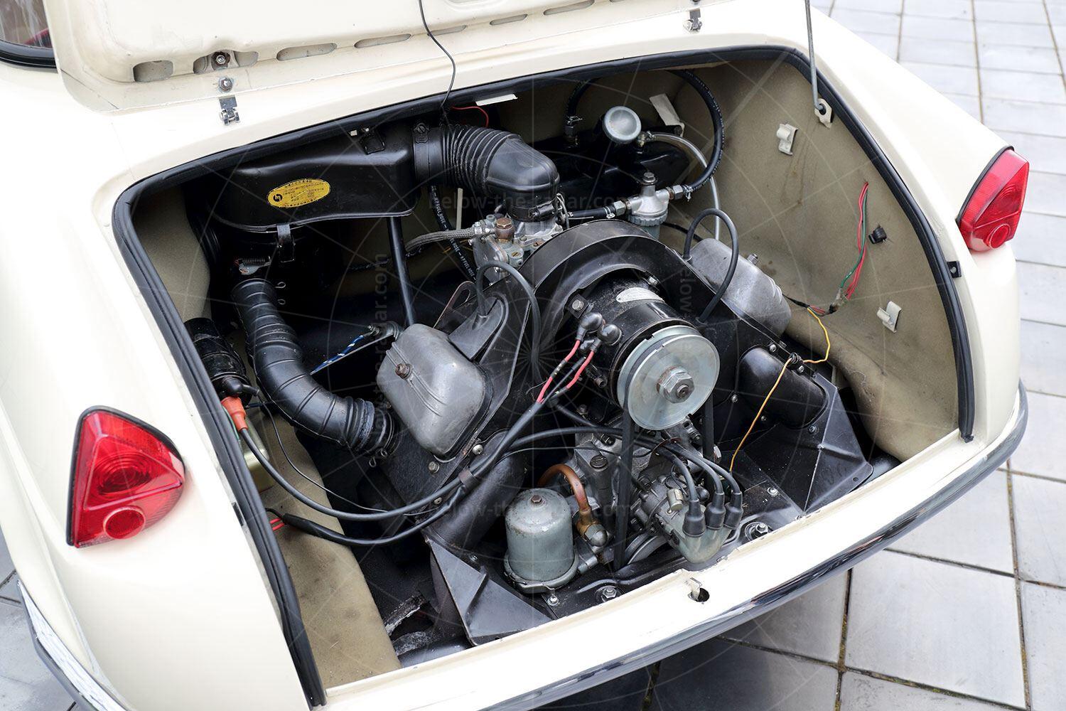 Mazda R360 engine bay Pic: Mazda | Mazda R360 engine bay