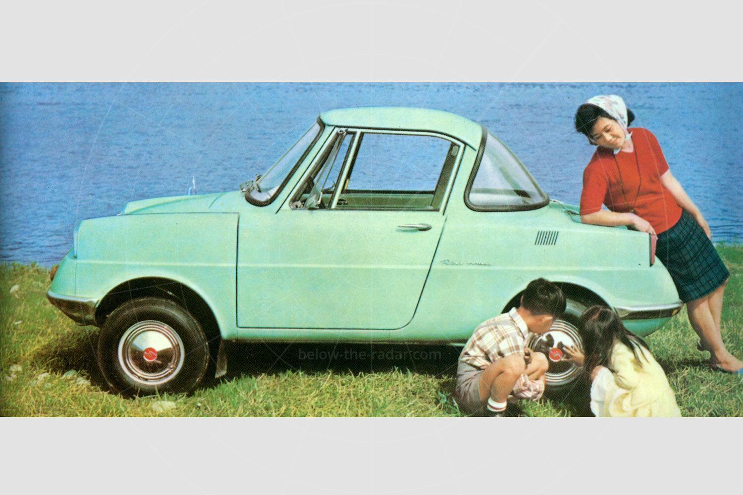 Mazda R360 publicity shot Pic: Mazda | Mazda R360 publicity shot