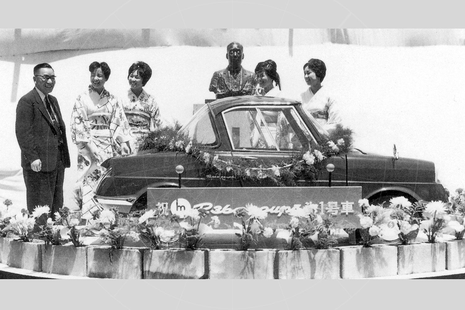 Mazda R360 publicity shot Pic: Mazda | Mazda R360 publicity shot