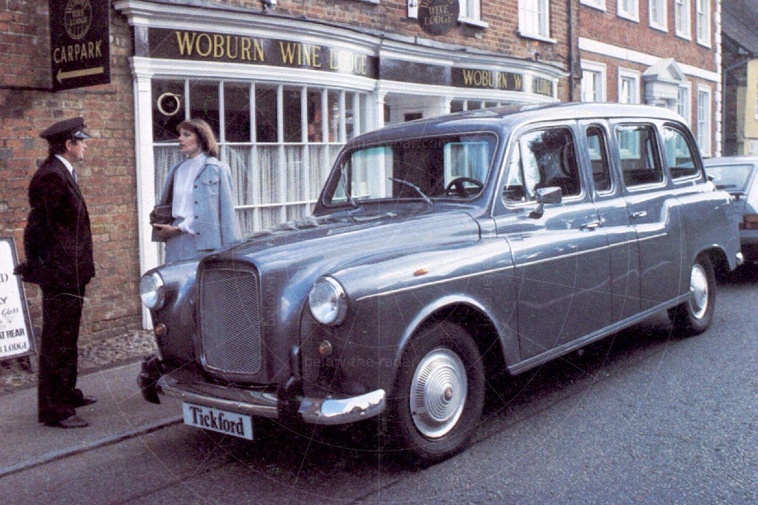 The Tickford Taxi Pic: magiccarpics.co.uk | The Tickford Taxi