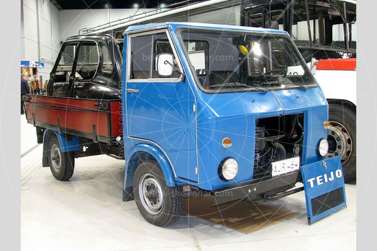 The Finnish version of the Basistransporter was badged as the Teijo, and had a reinforced plastic cab. This one is at a show in Finland… and, yes, that does appear to be the shell of a Citroen Dyane in its load bay Pic: Gwafton via Wikipedia Commons | The Finnish version of the Basistransporter was badged as the Teijo, and had a reinforced plastic cab. This one is at a show in Finland… and, yes, that does appear to be the shell of a Citroen Dyane in its load bay