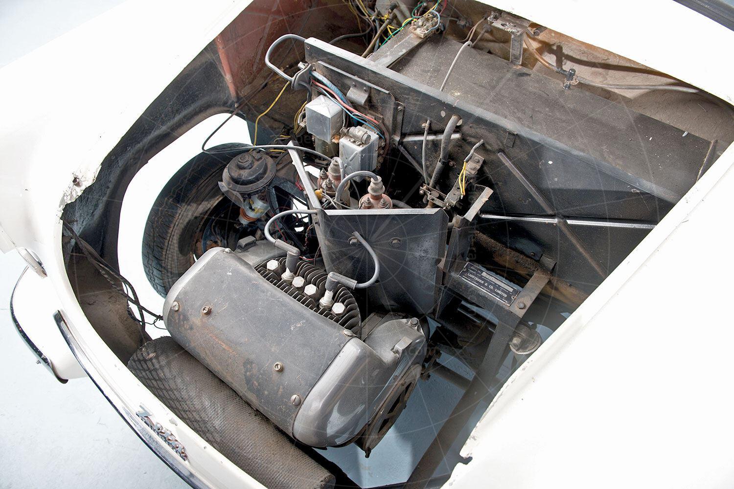 Lightburn Zeta Runabout engine bay Pic: RM Sotheby's | Lightburn Zeta Runabout engine bay