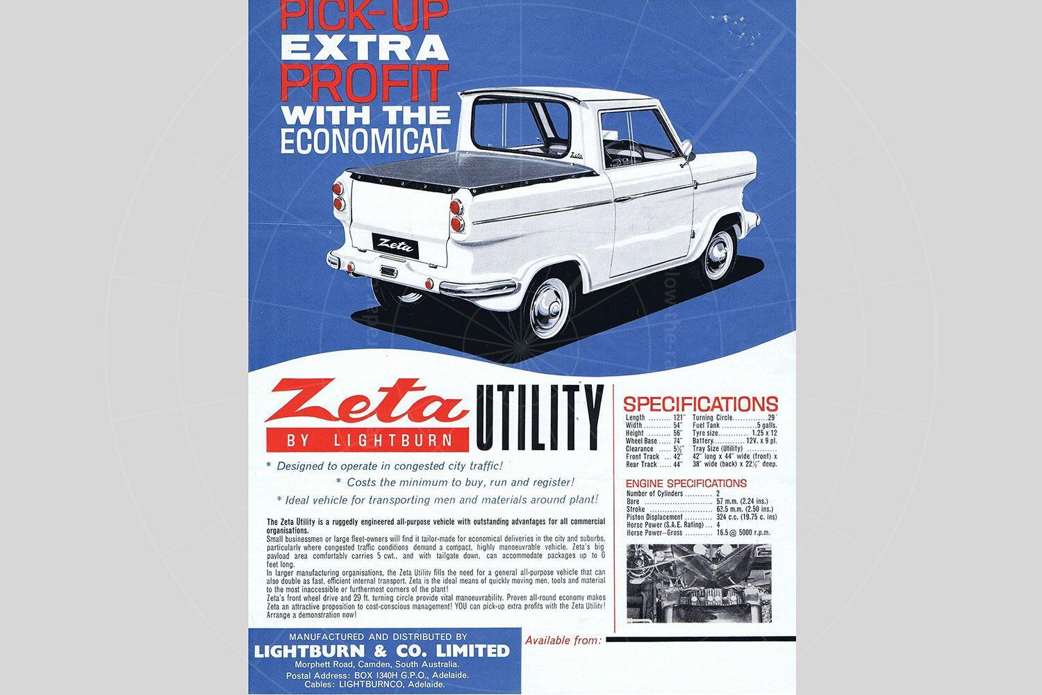 Lightburn Zeta utility brochure Pic: magiccarpics.co.uk | Lightburn Zeta utility brochure