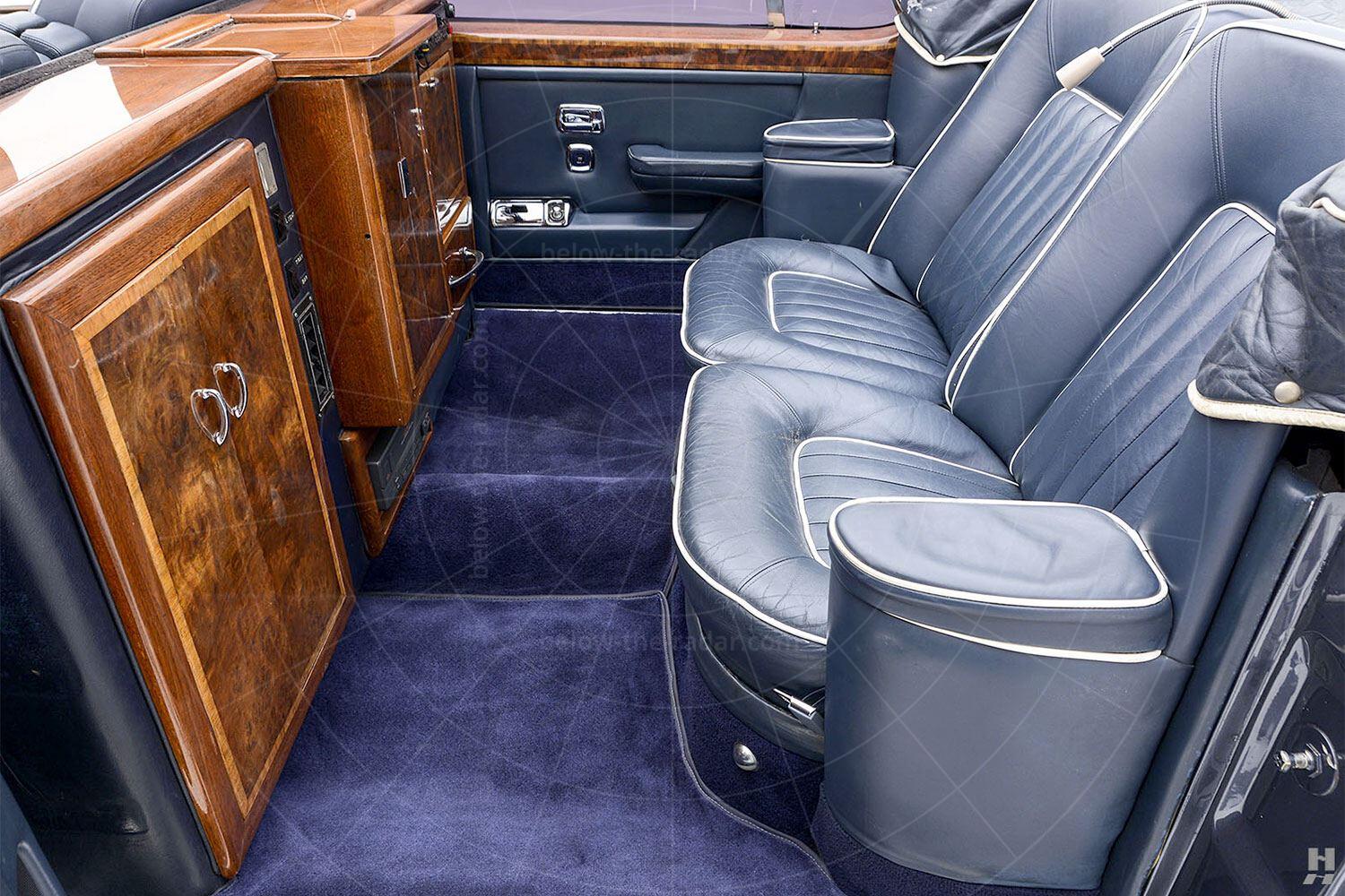 Silver Spur landaulette rear compartment Pic: Hyman Ltd | Silver Spur landaulette rear compartment