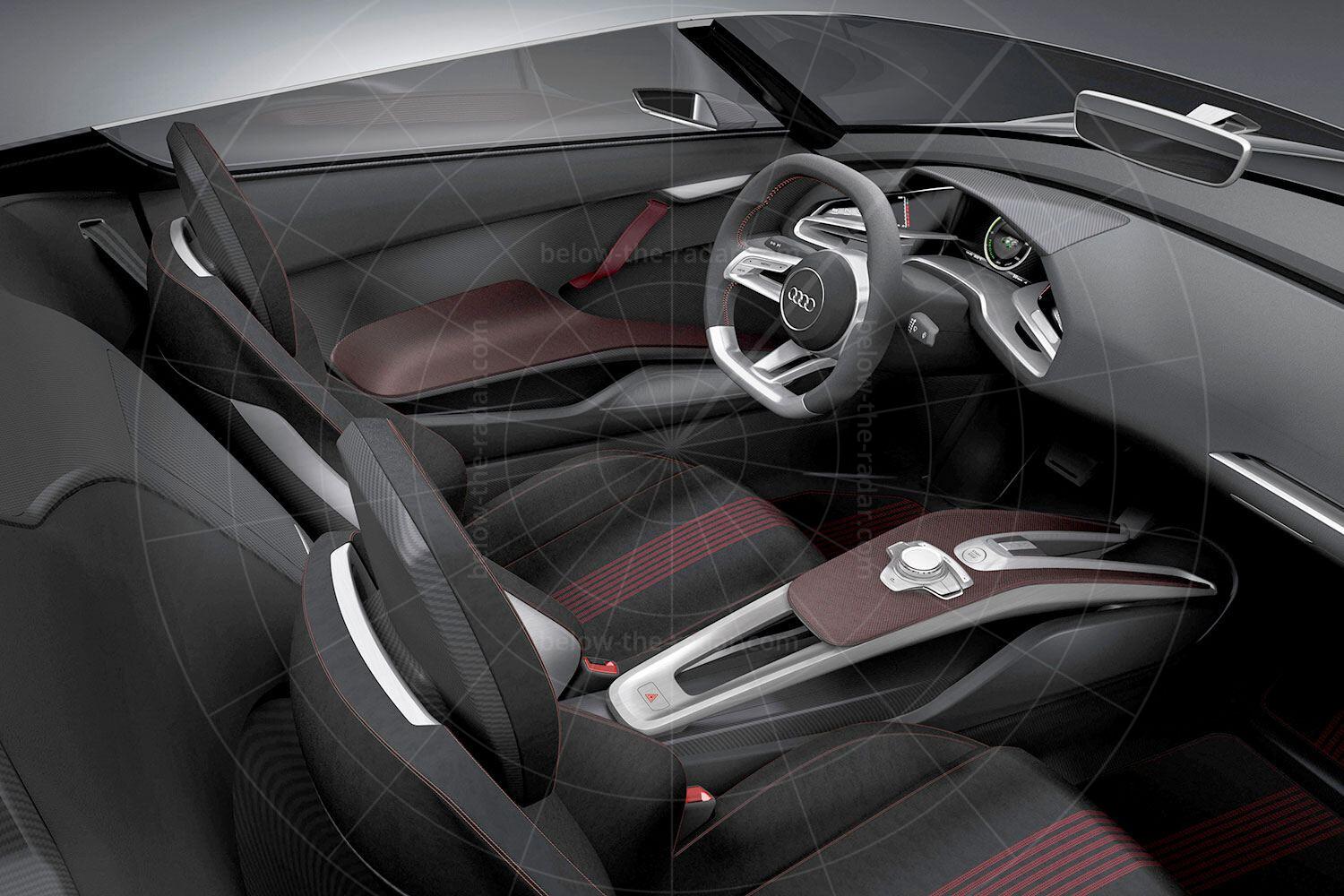 Audi e-tron Spyder interior Pic: Audi | Audi e-tron Spyder interior