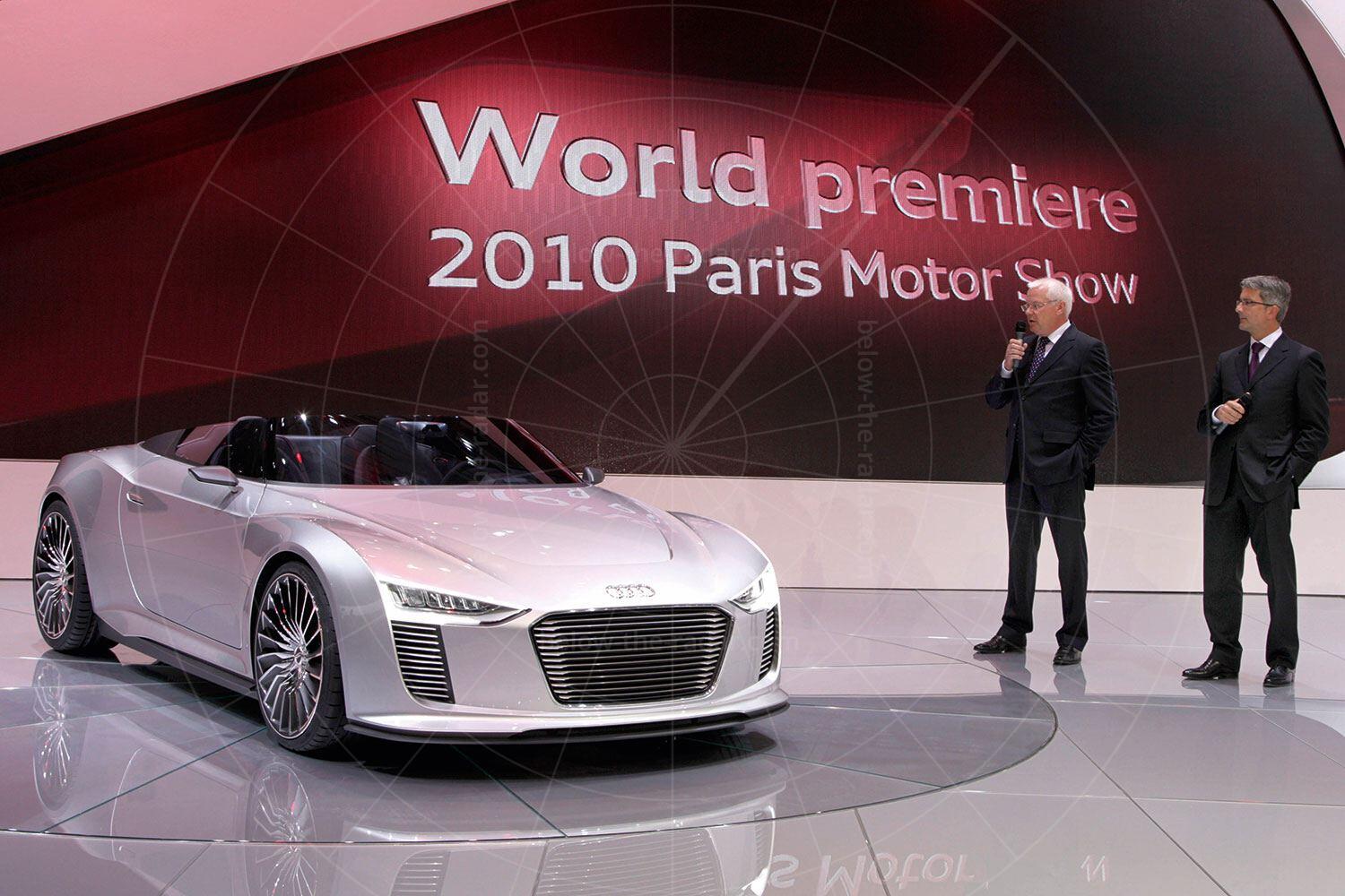 Audi e-tron Spyder making its debut Pic: Audi | Audi e-tron Spyder making its debut