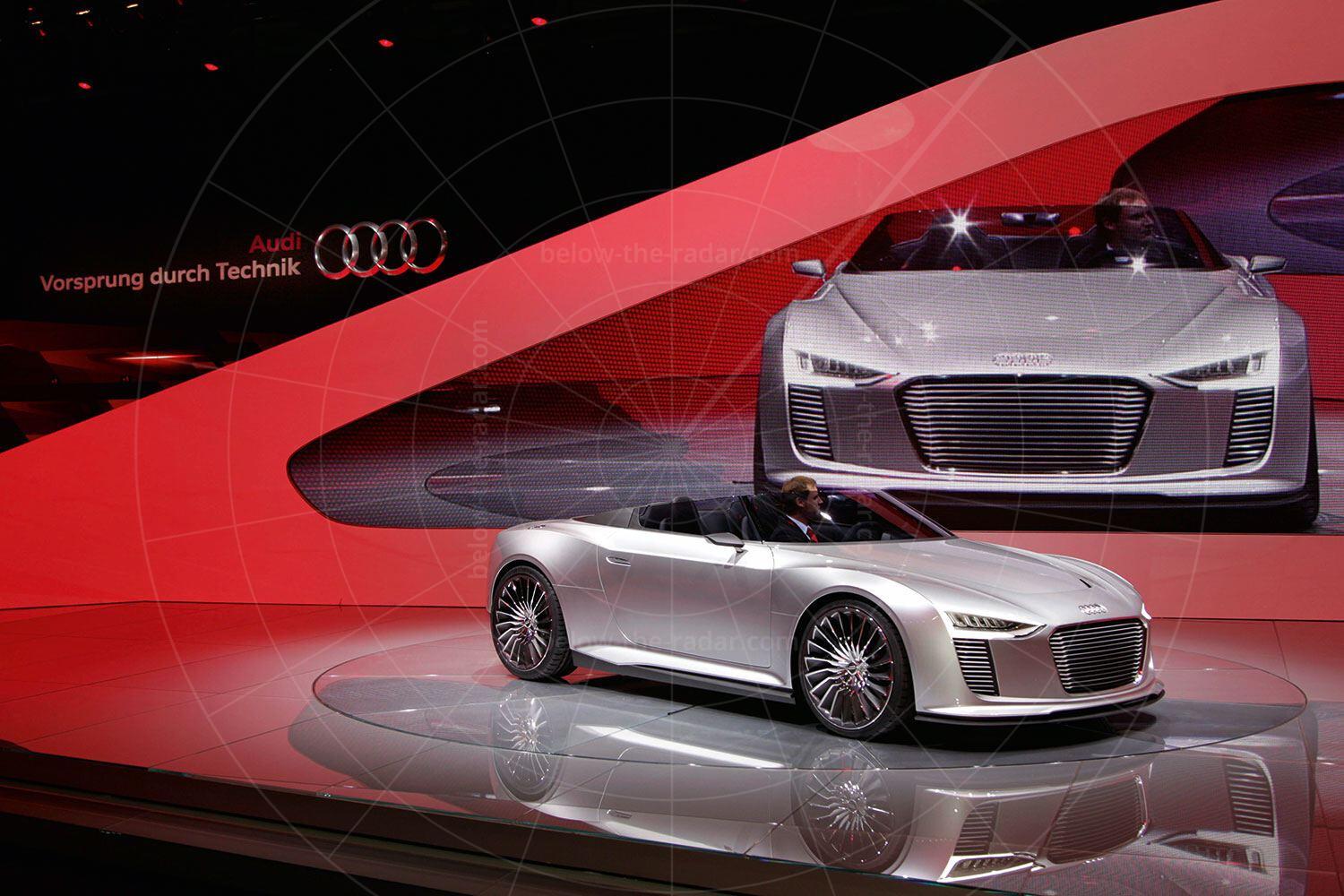 Audi e-tron Spyder making its debut Pic: Audi | Audi e-tron Spyder making its debut