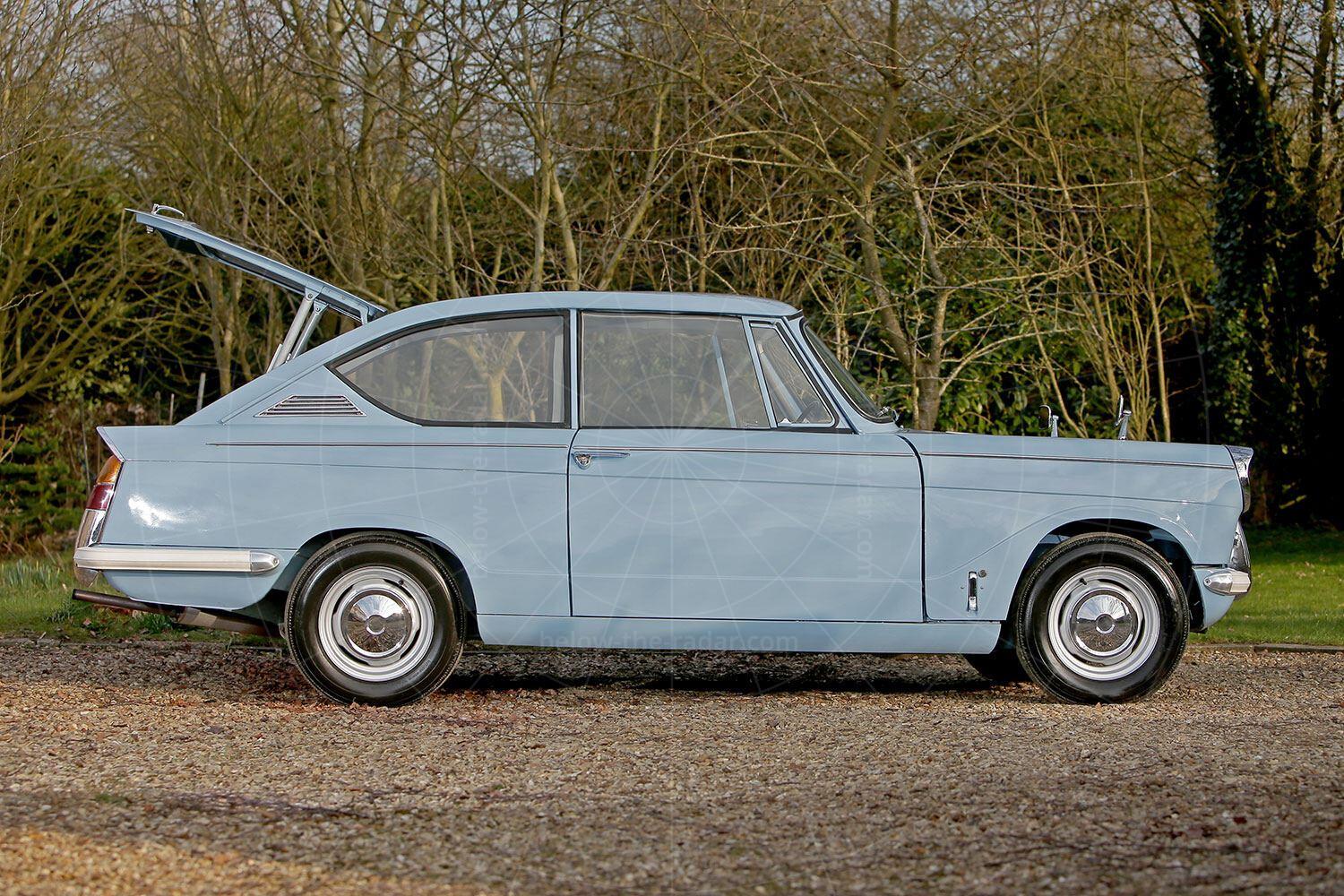 The unique Triumph Herald hatchback, created by Michelotti Pic: magiccarpics.co.uk |