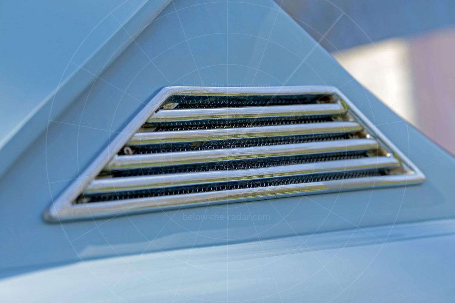 The grille set into the offside C-pillar Pic: magiccarpics.co.uk |