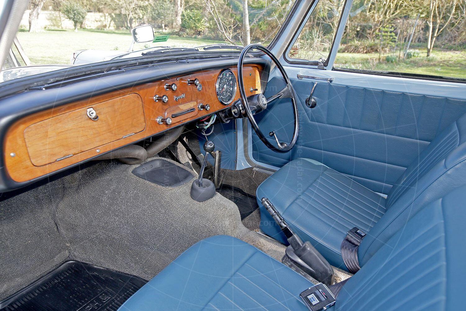 The seats and dashboard are regular Herald 1200 Pic: magiccarpics.co.uk |