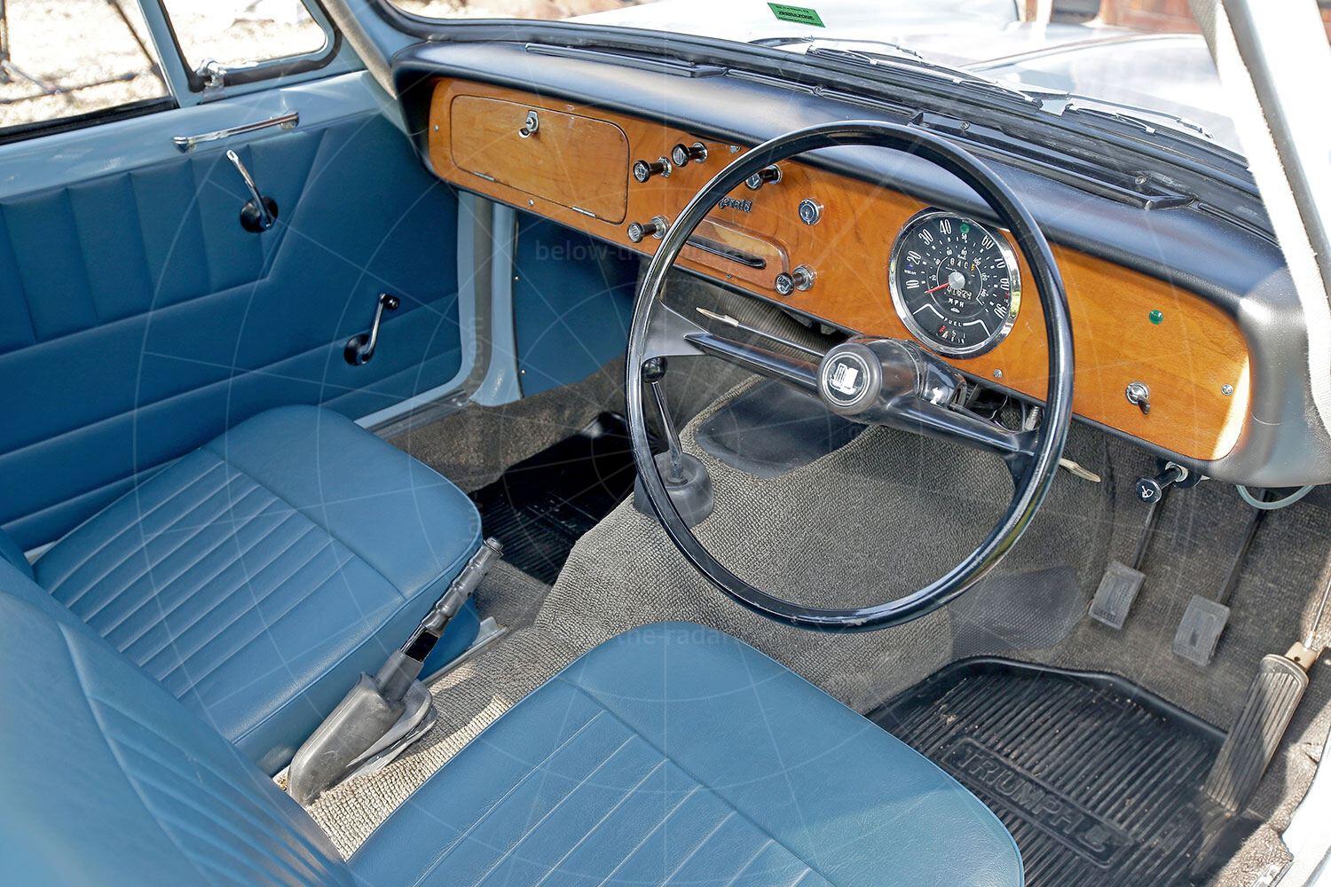 The seats and dashboard are regular Herald 1200 Pic: magiccarpics.co.uk |