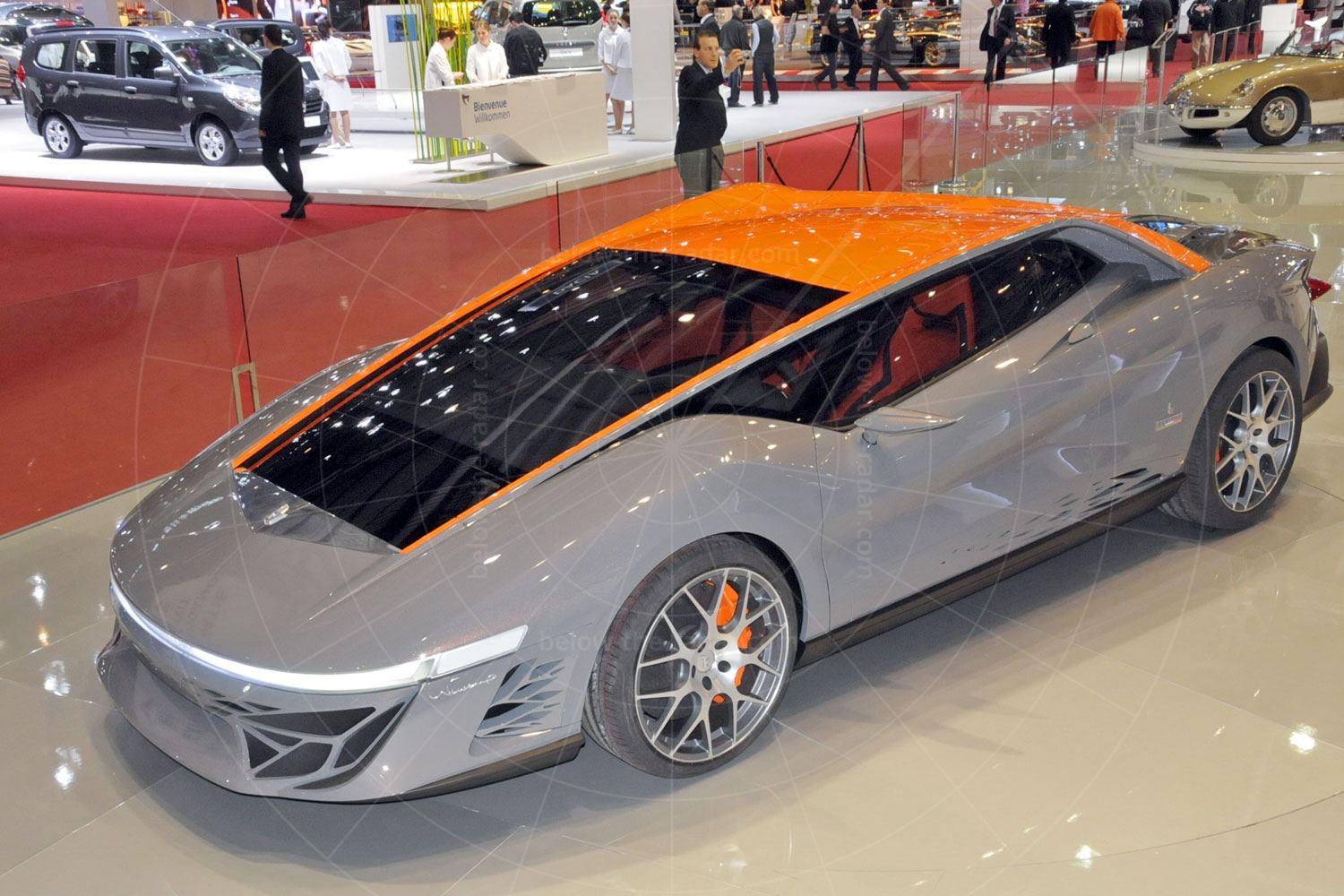 The Bertone Nuccio at the 2012 Geneva motor show Pic: Richard Heseltine |