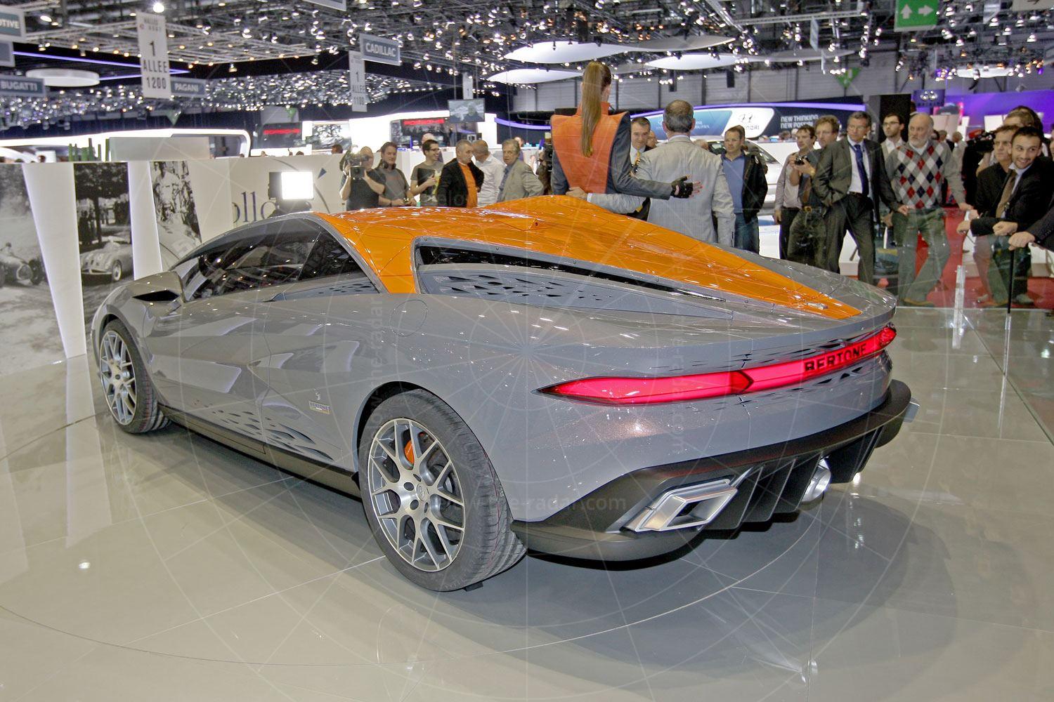 The Bertone Nuccio at the 2012 Geneva motor show Pic: Richard Dredge |