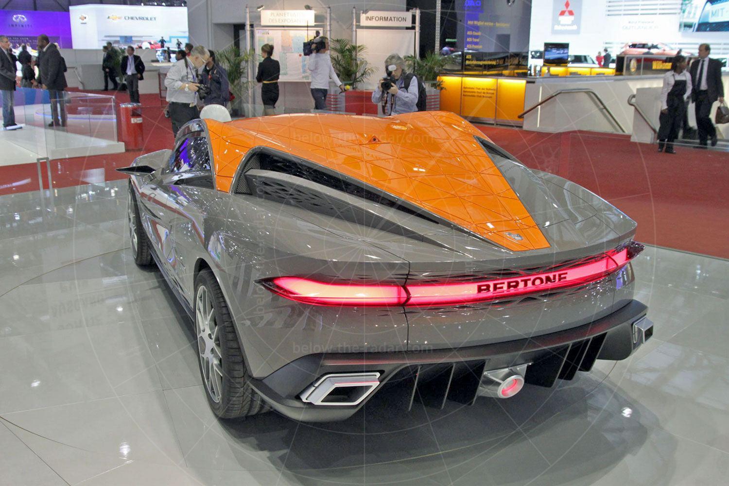 The Bertone Nuccio at the 2012 Geneva motor show Pic: Richard Heseltine |