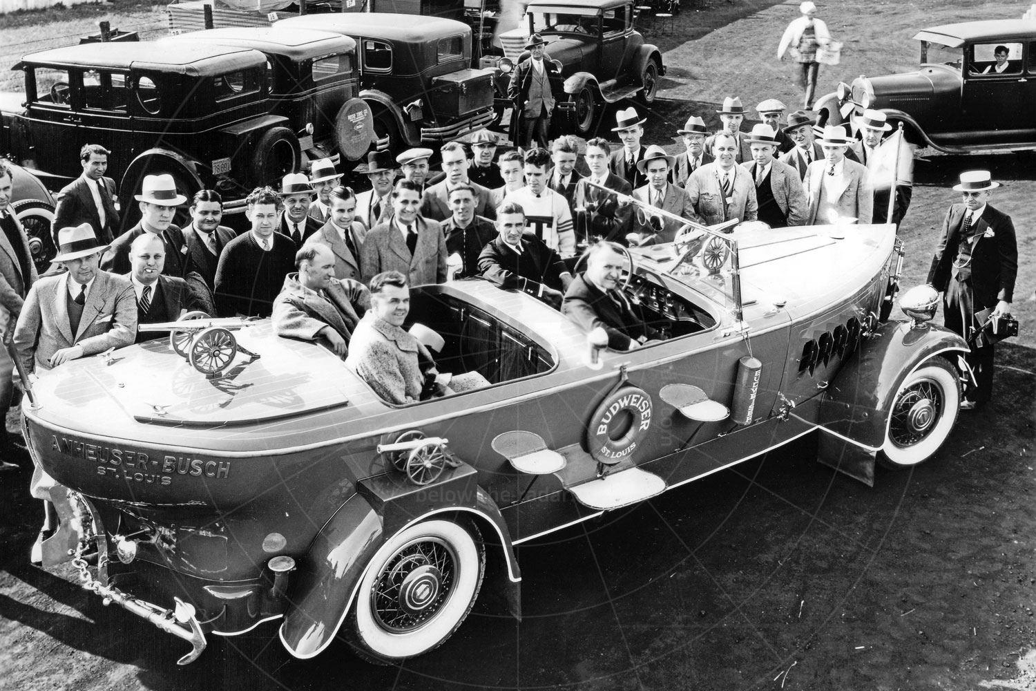 The Anheuser-Busch Bevo Boat Pic: Richard Heseltine |