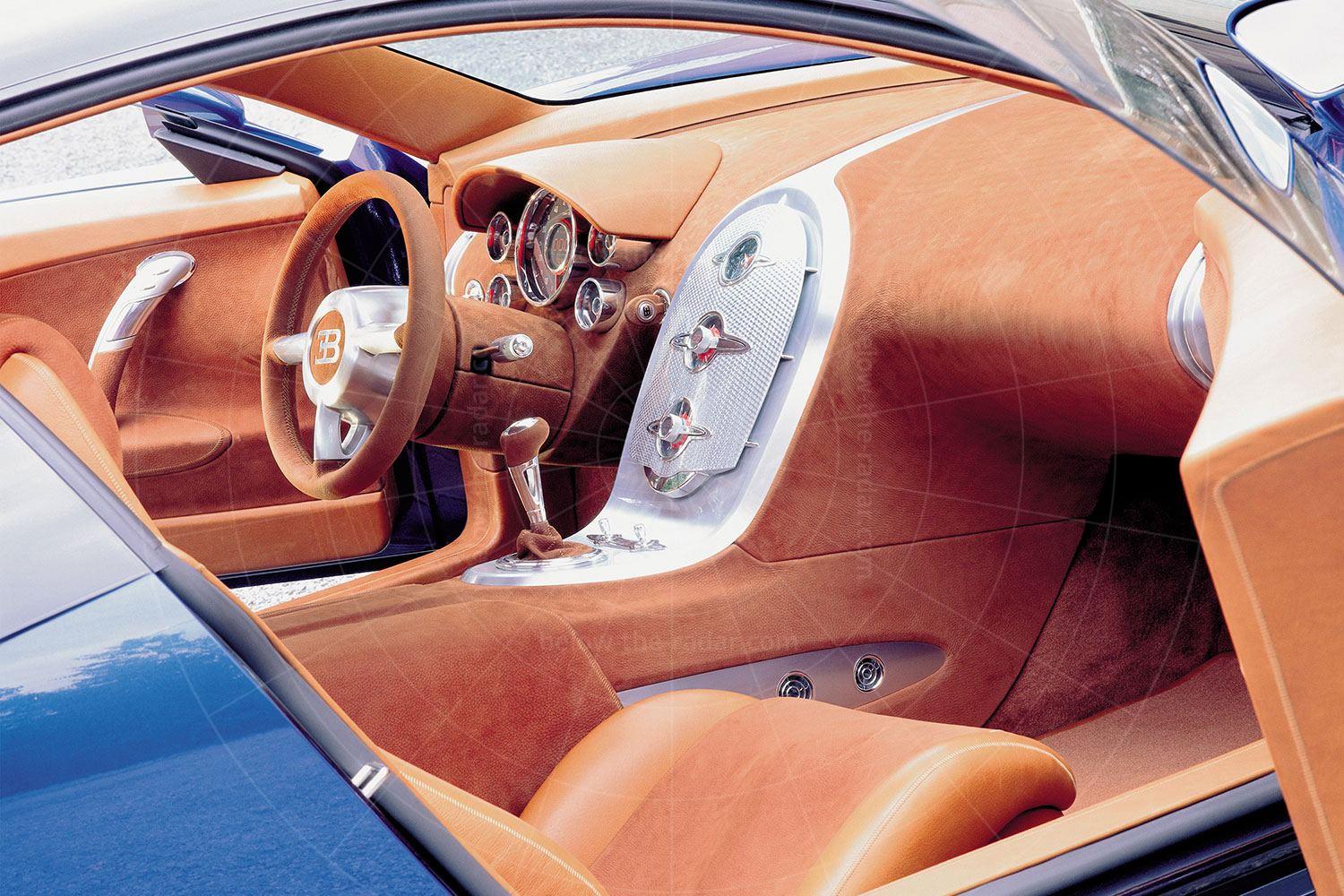 Bugatti EB 18/4 Veyron concept interior Pic: Bugatti |
