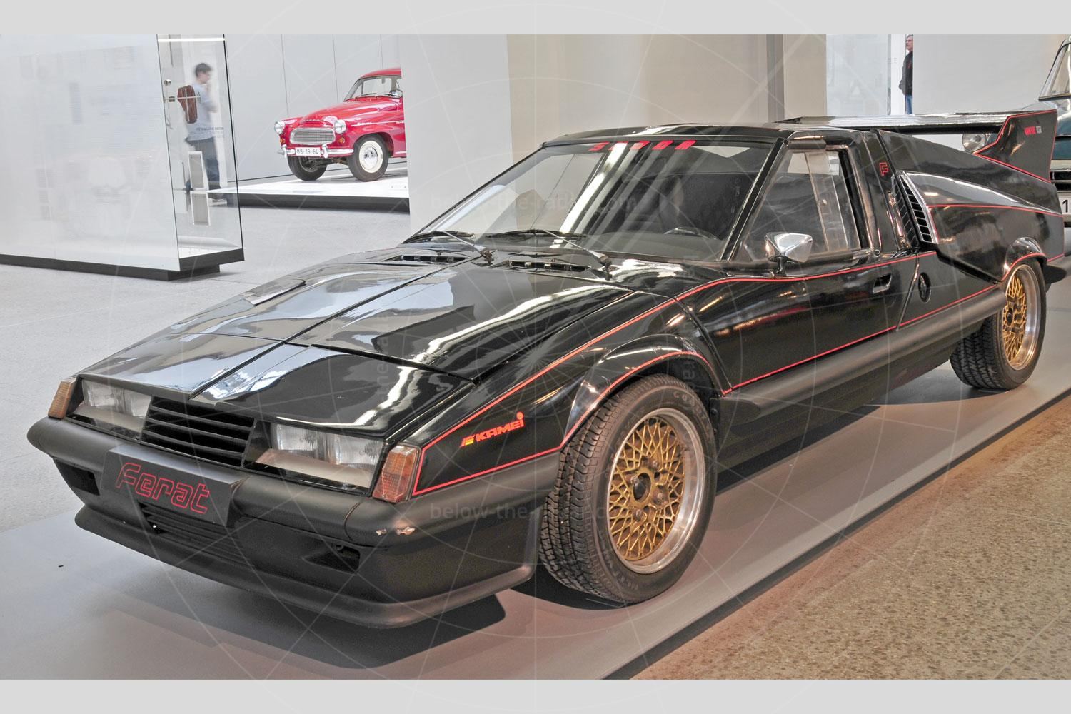 Skoda 110 Super Sport ‘Ferat’ on display in the Skoda Museum, Mlada Boleslav Pic: Ralf Roletschek via Wikimedia Commons | Skoda 110 Super Sport ‘Ferat’