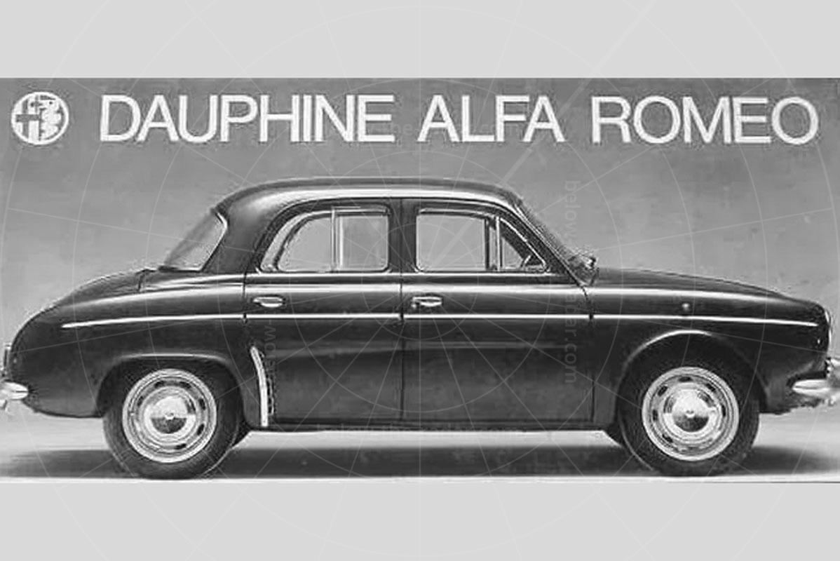 Alfa Romeo Dauphine brochure Pic: Magic Car Pics | Alfa Romeo Dauphine brochure