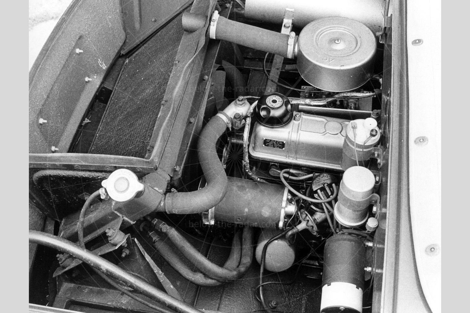 Amphicar 770 engine bay Pic: Magic Car Pics | Amphicar 770 engine bay