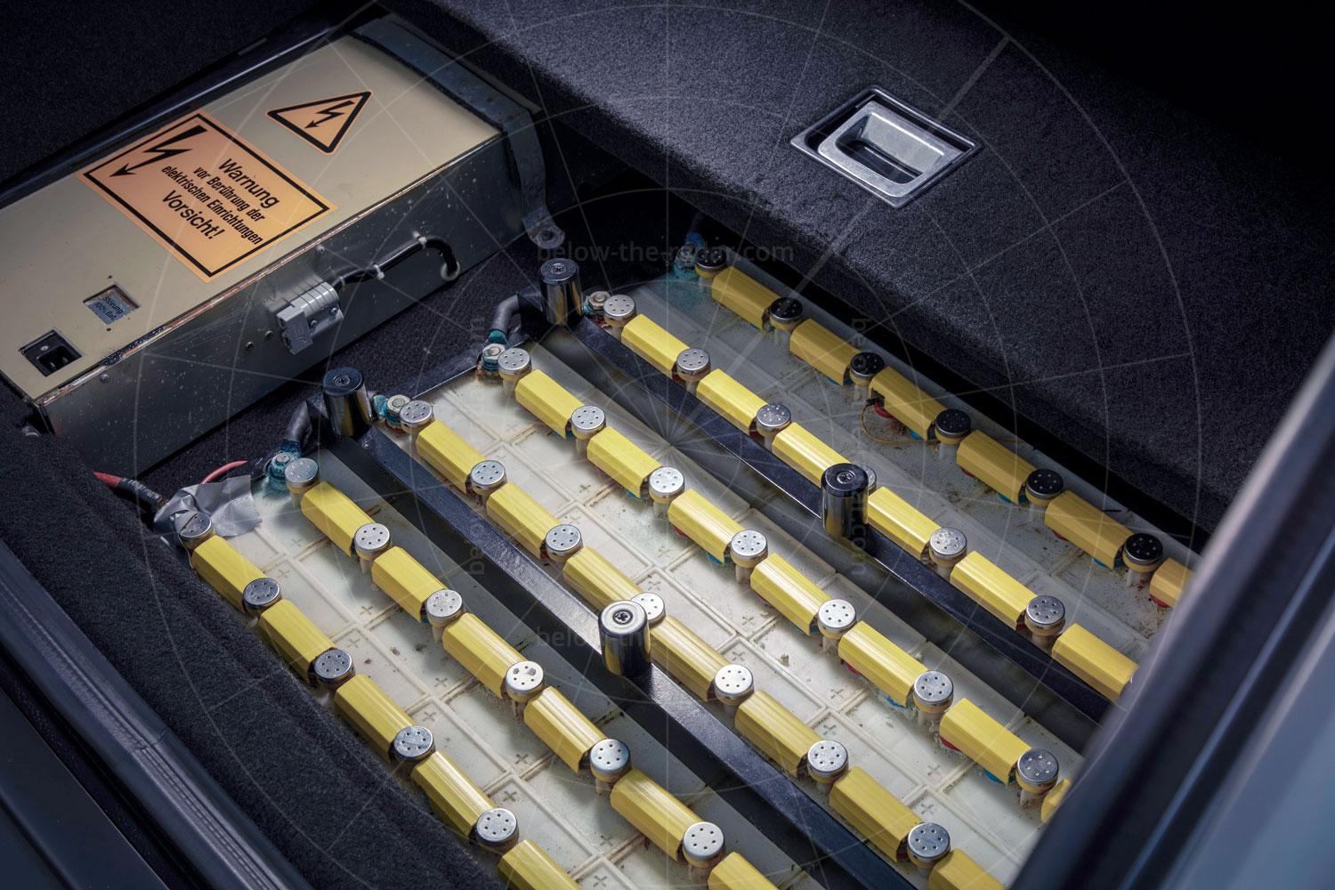 The batteries in the original Audi 100 Duo plug-in hybrid Pic: Audi | The batteries in the original Audi 100 Duo plug-in hybrid