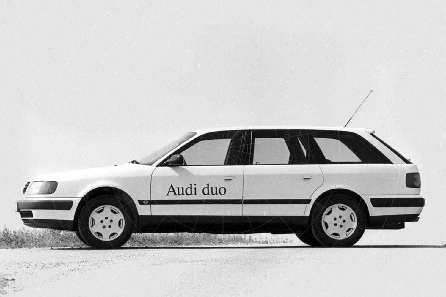 The second-generation Audi 100 Duo plug-in hybrid Pic: Audi | The second-generation Audi 100 Duo plug-in hybrid