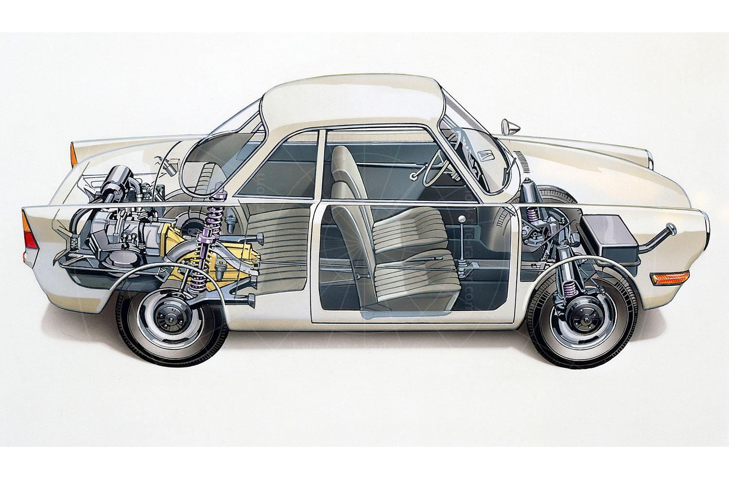 BMW 700 cutaway Pic: BMW | BMW 700 cutaway