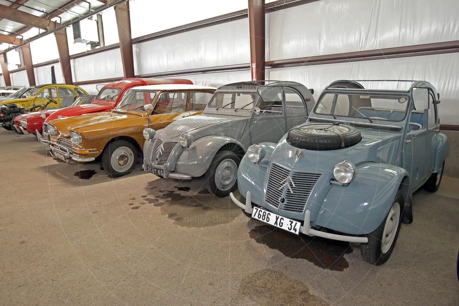 A collection of air-cooled Citroens, with a 2CV Sahara in the foreground Pic: Richard Dredge | A collection of air-cooled Citroens, with a 2CV Sahara in the foreground