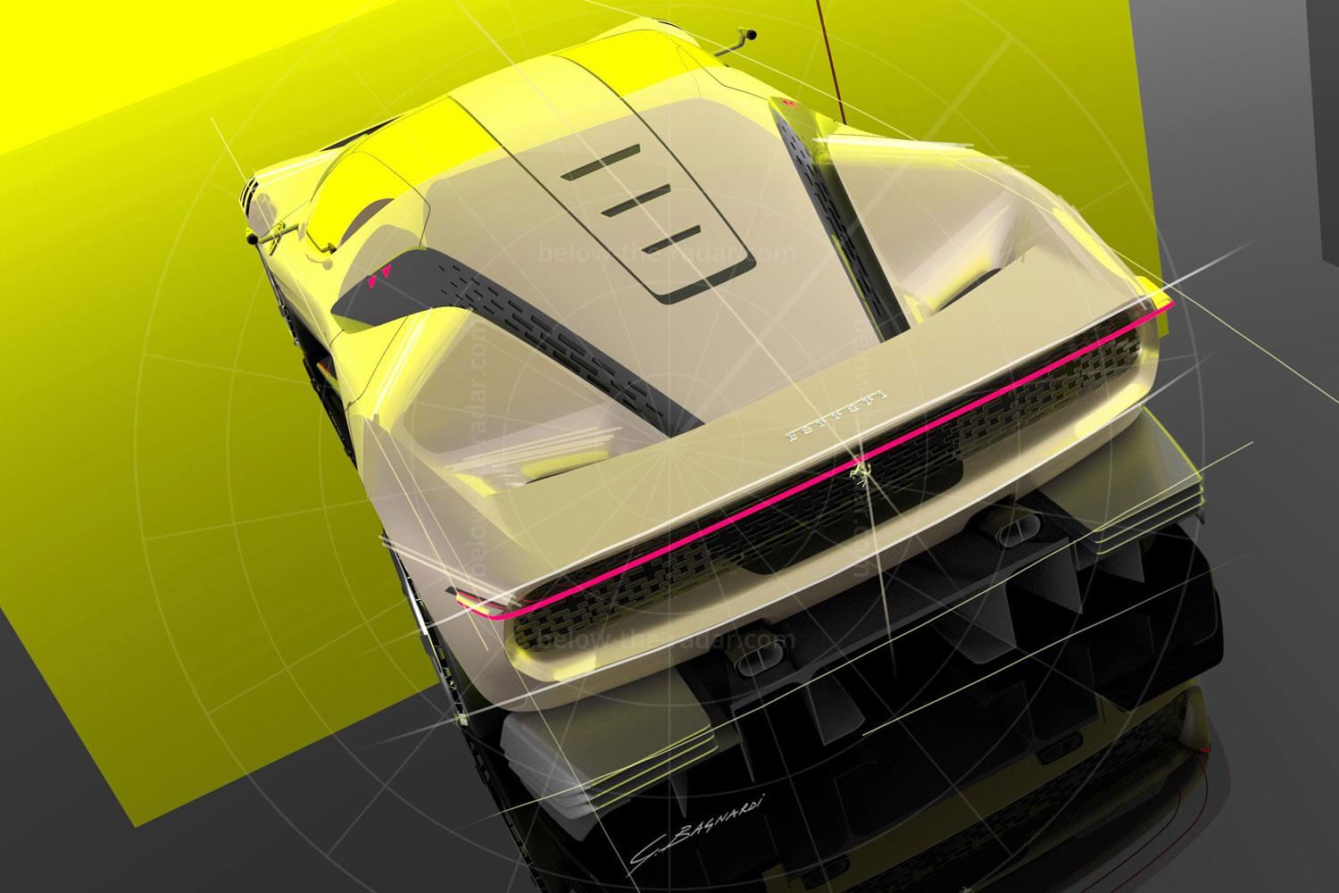 Ferrari KC23 sketch Pic: Ferrari | Ferrari KC23 sketch