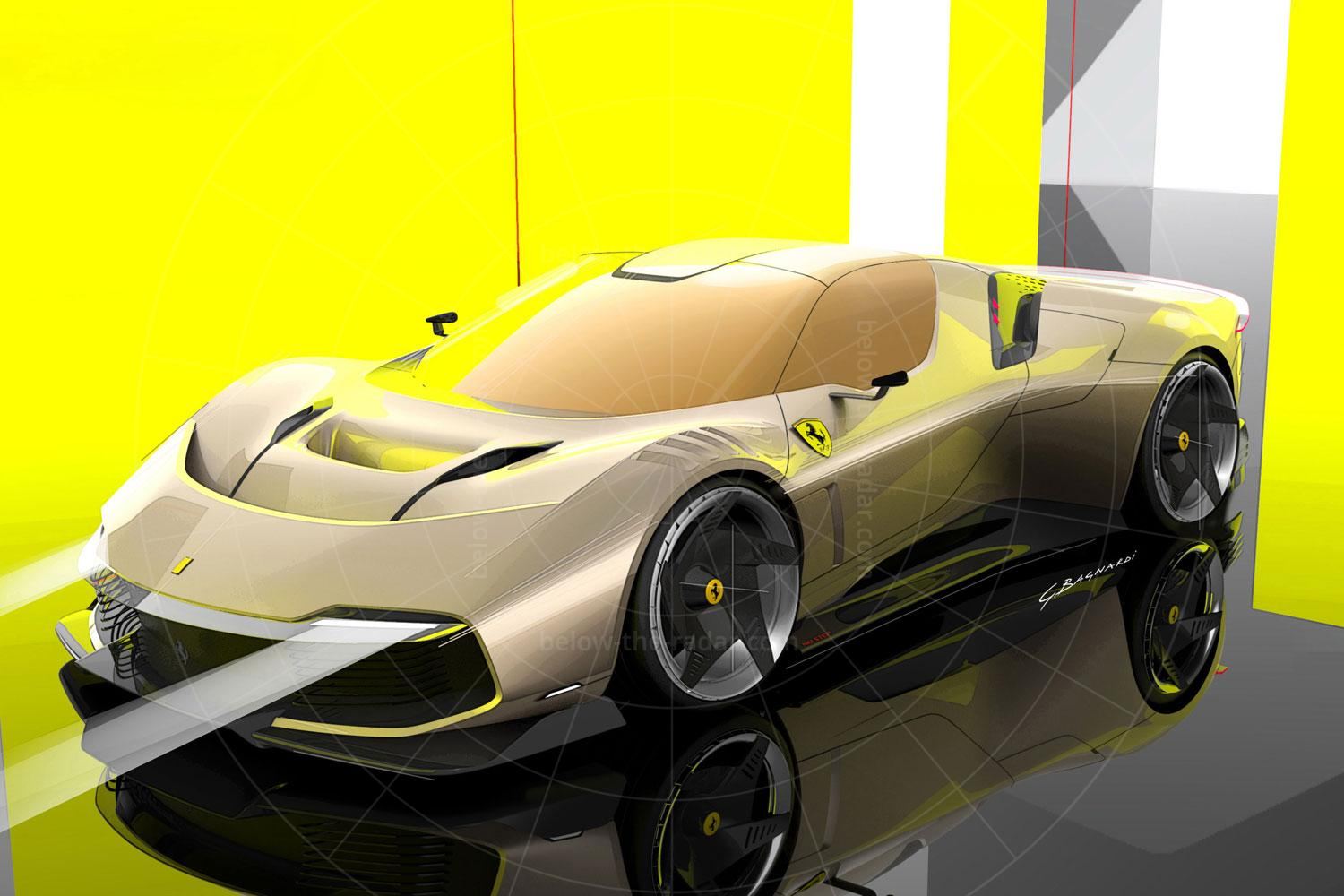 Ferrari KC23 sketch Pic: Ferrari | Ferrari KC23 sketch