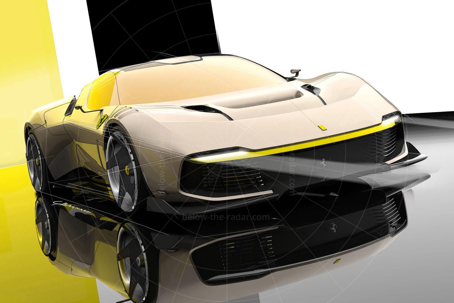 Ferrari KC23 sketch Pic: Ferrari | Ferrari KC23 sketch