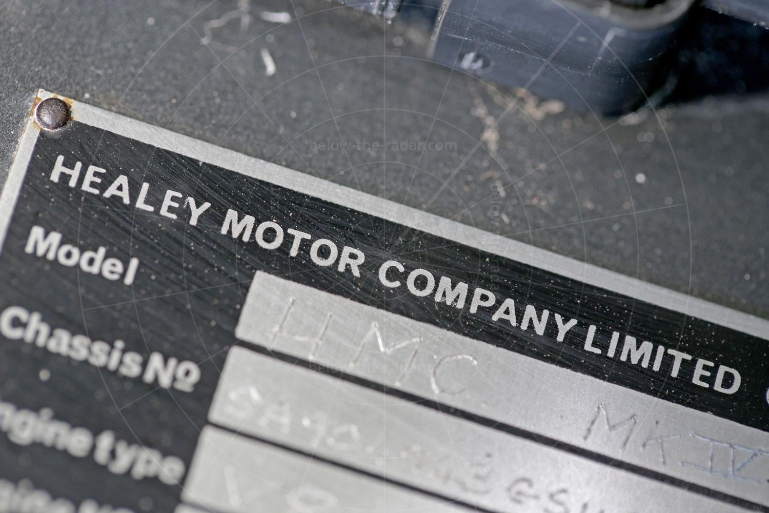 The HMC Sportscars MkIV chassis plate Pic: Magic Car Pics | The HMC Sportscars MkIV chassis plate