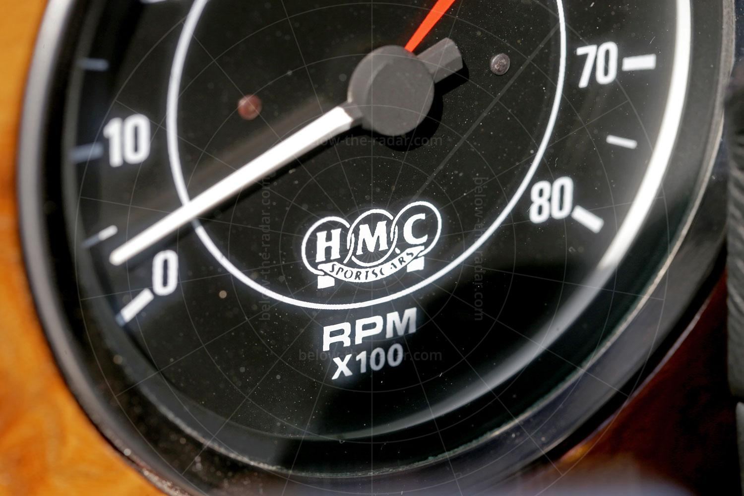 HMC branding on the speedometer Pic: Magic Car Pics | HMC branding on the speedometer