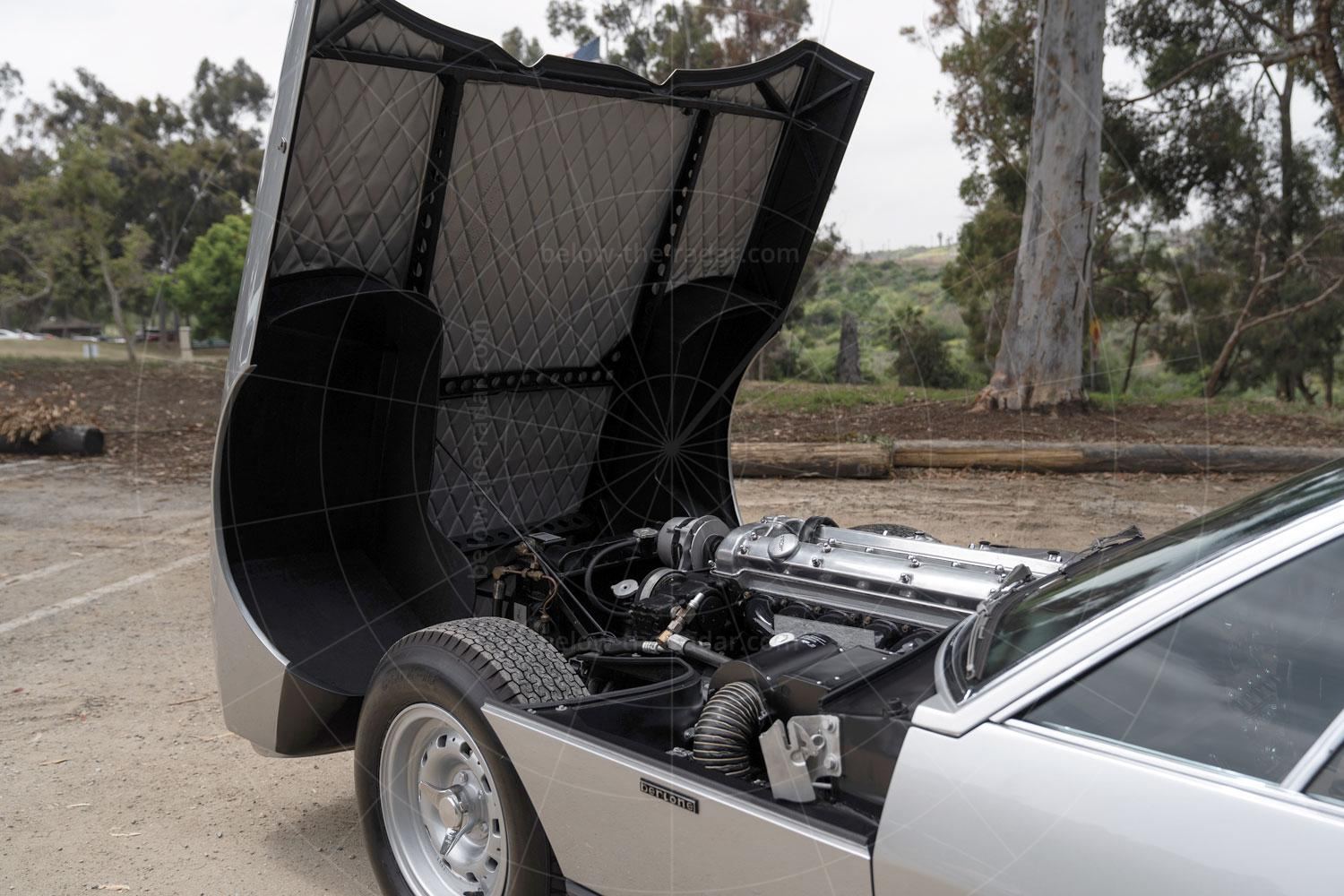 The engine bay of the Bertone Pirana Pic: Karissa Hosek for RM Sotheby's | The engine bay of the Bertone Pirana